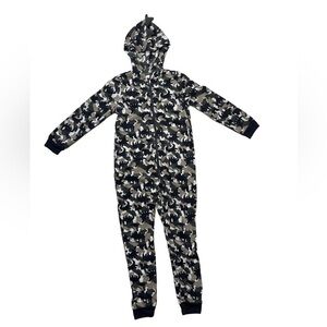 ⭐️ NWT- PL Sleep- Kids Camouflage One Piece- size 14
